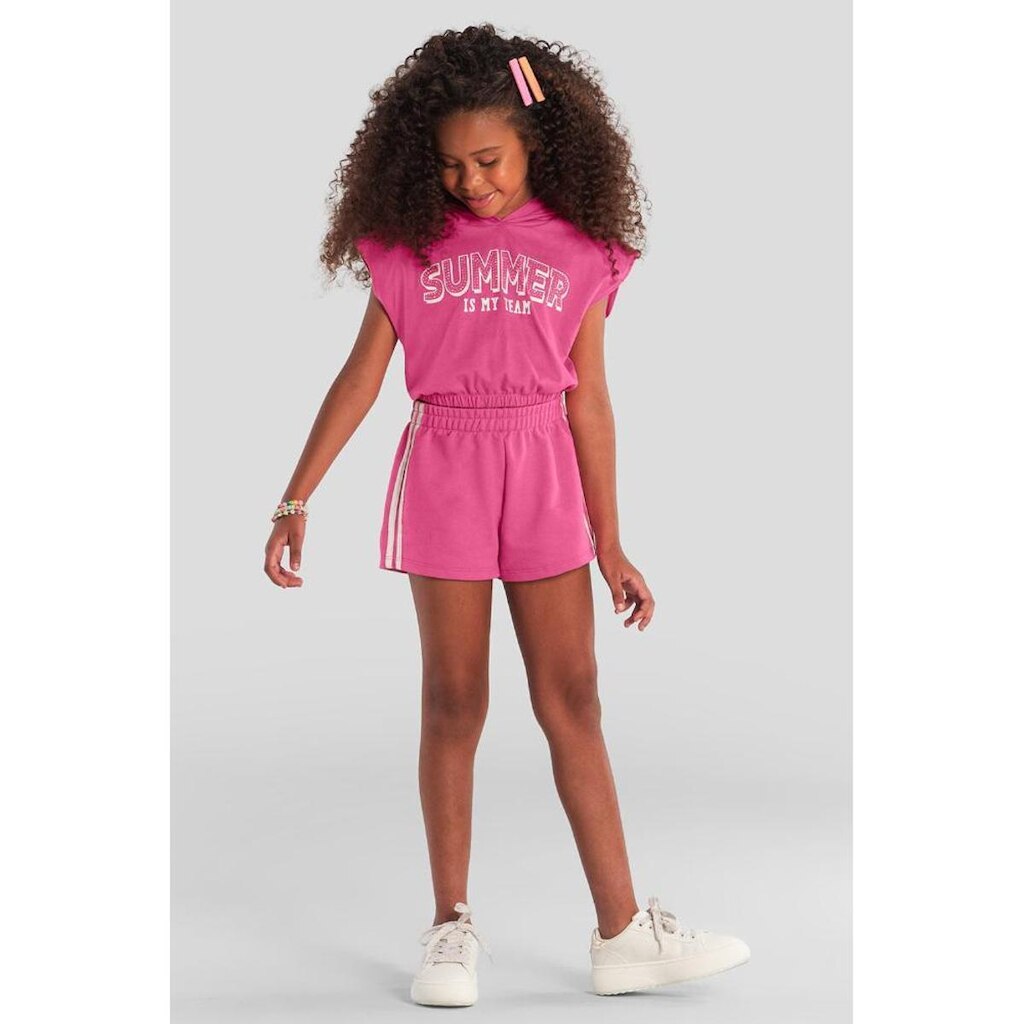 Conjunto infantil menina com capuz Brandili