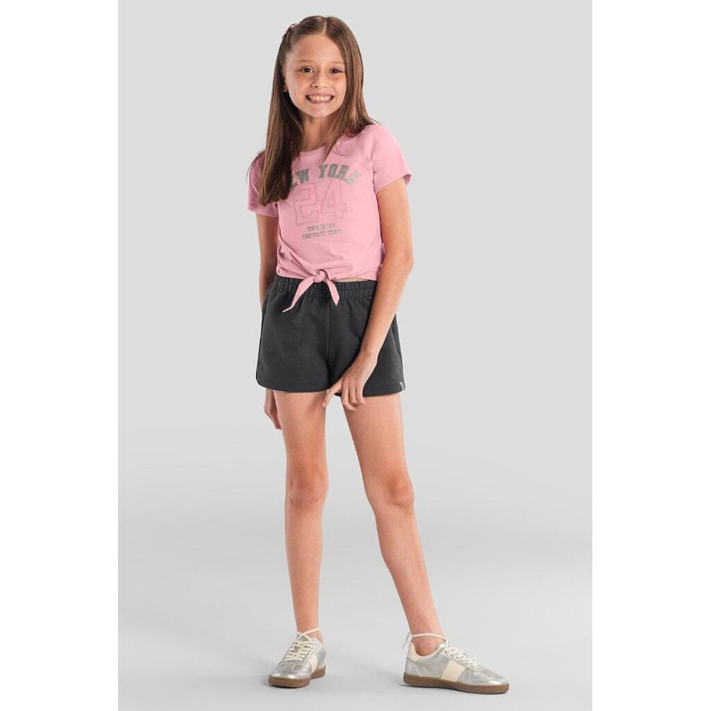 Conjunto infantil menina com glitter Brandili