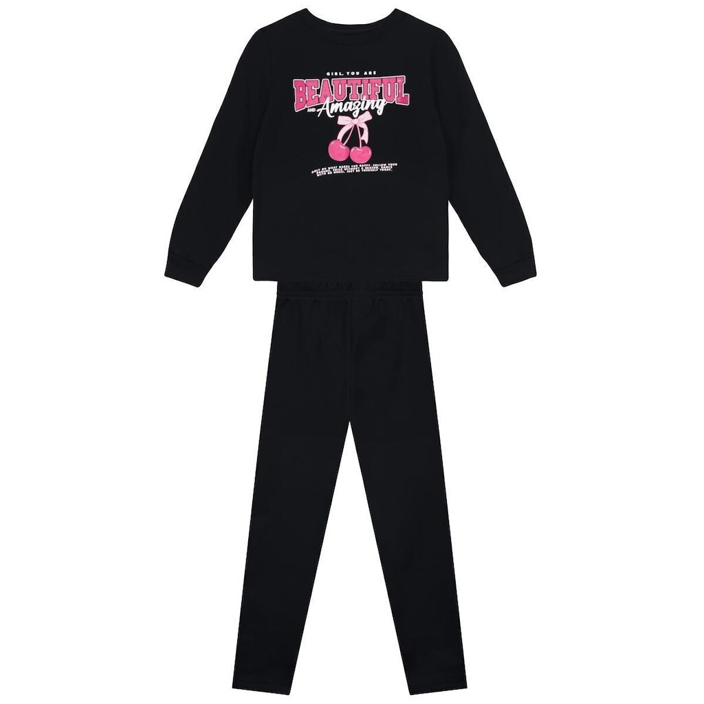 Conjunto infantil menina de cerejinha Brandili