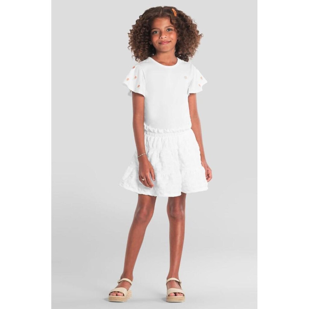 Conjunto infantil menina de rosas Mundi