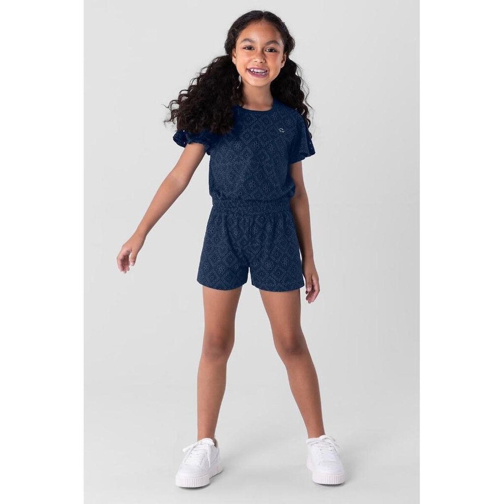 Conjunto infantil menina em malha Brandili