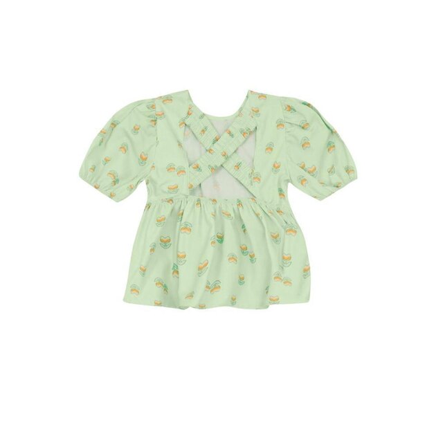 Conjunto infantil menina estampado Mundi