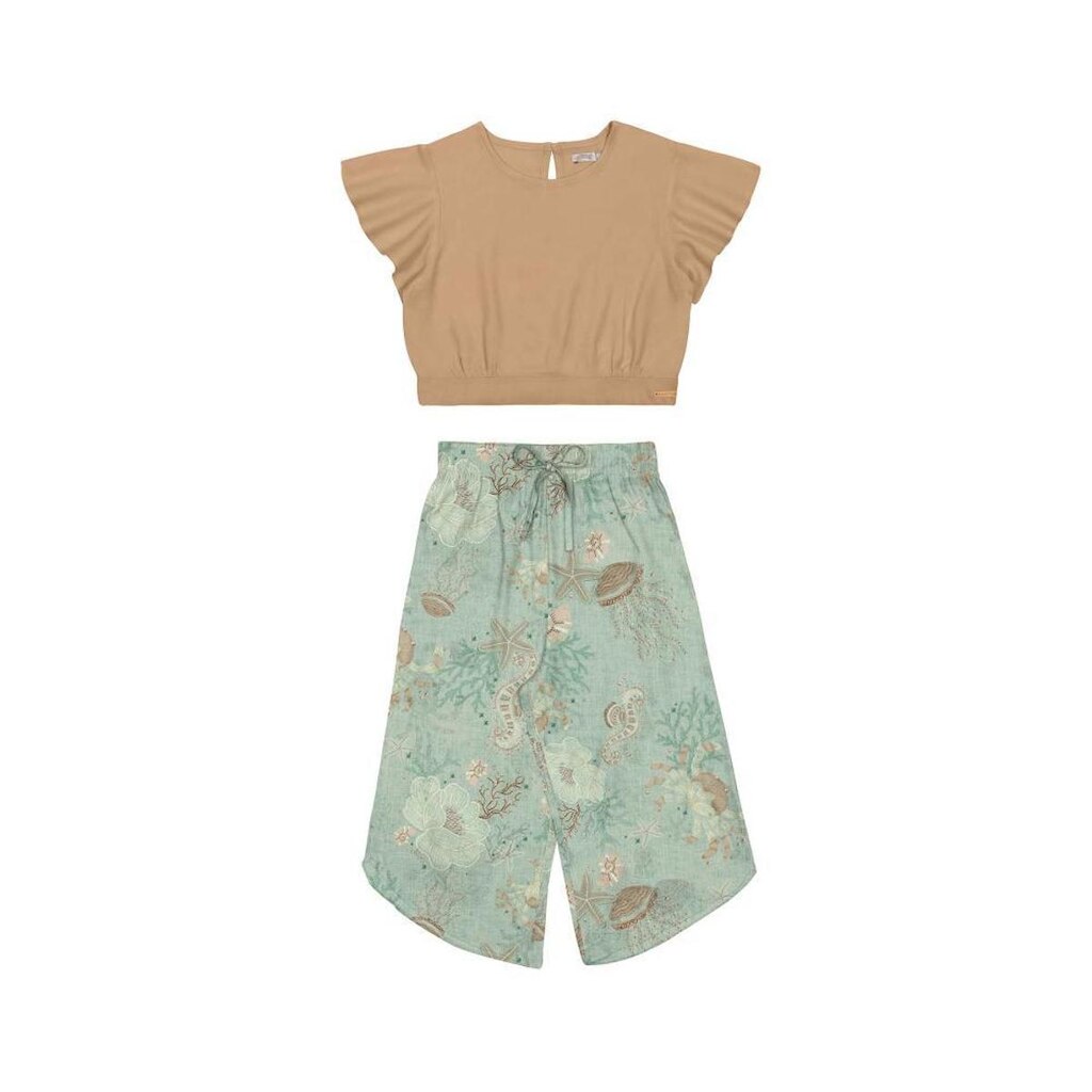 Conjunto Infantil Menina Pantacourt Alakazoo Ref 46717
