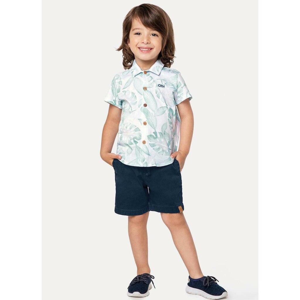 Conjunto Infantil Menino Carinhoso 4 ao 8 Ref. 098366