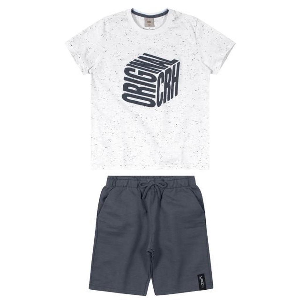 Conjunto Infantil Menino Carinhoso 4 ao 8 Ref. 98414