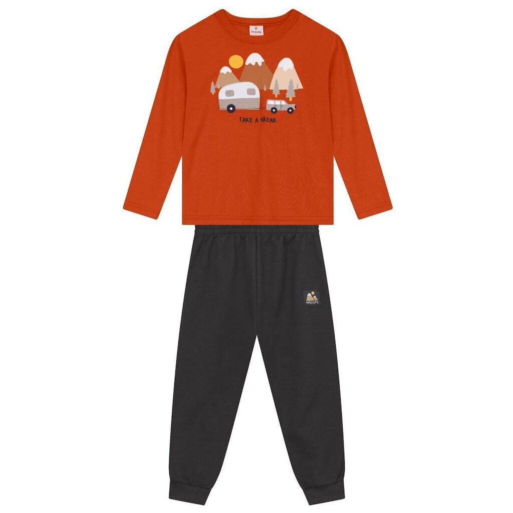 Conjunto infantil menino de montanha Brandili