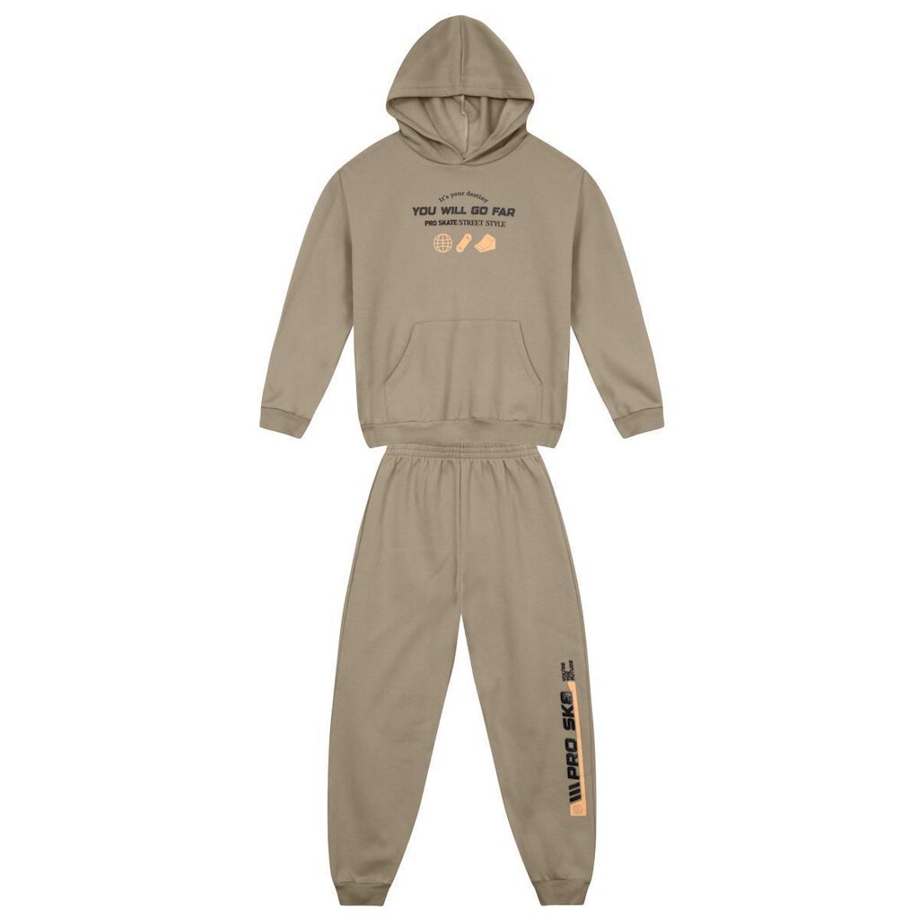 Conjunto infantil menino de Skate em moletinho Brandili