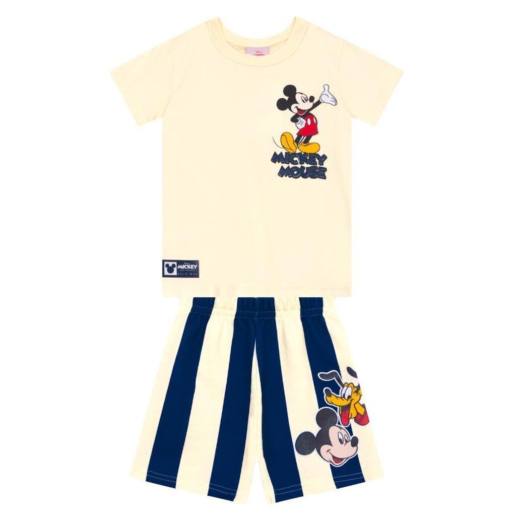 Conjunto infantil menino em meia malha Brandili