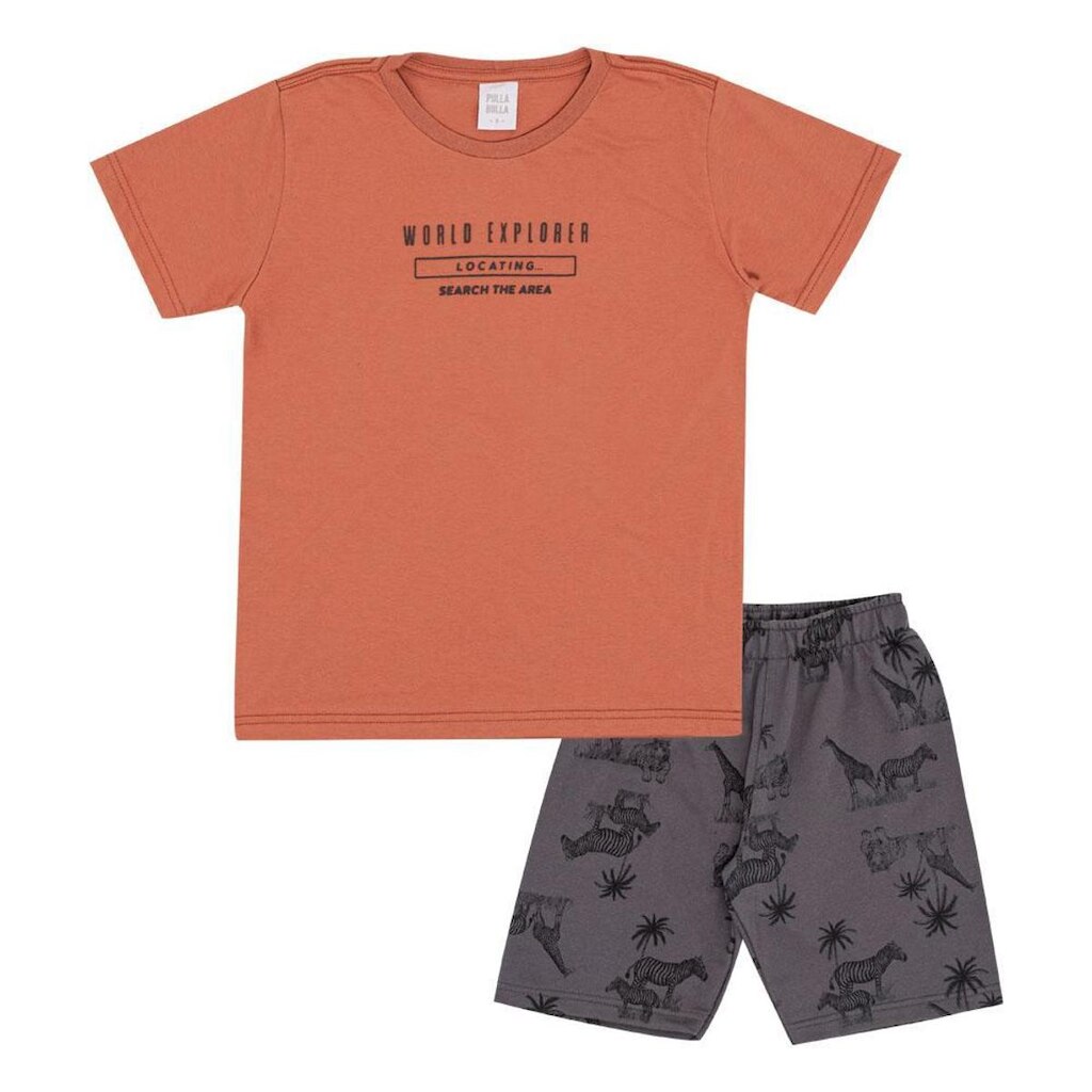 Conjunto Infantil Menino - Ferrugem - 50778-1086