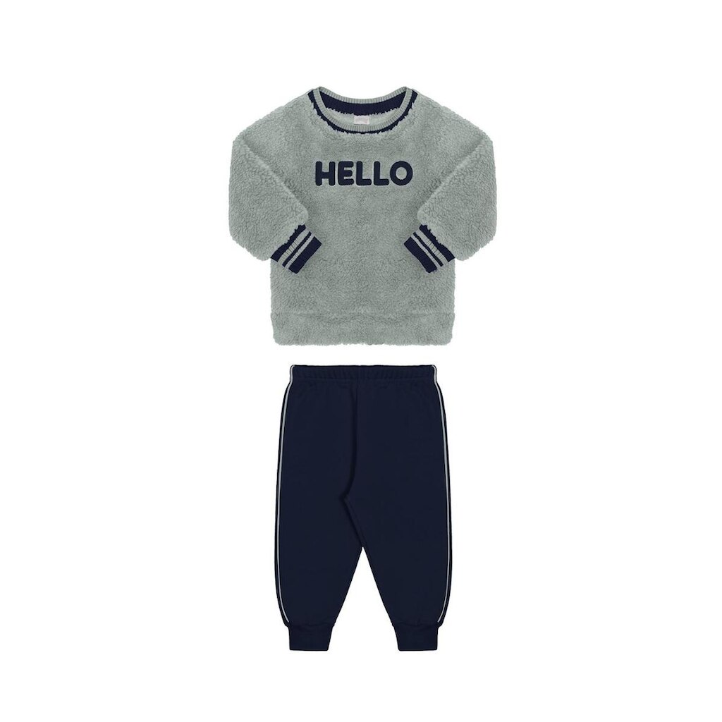 Conjunto Infantil Menino Malha Fluflly/Moletom Alakazoo
