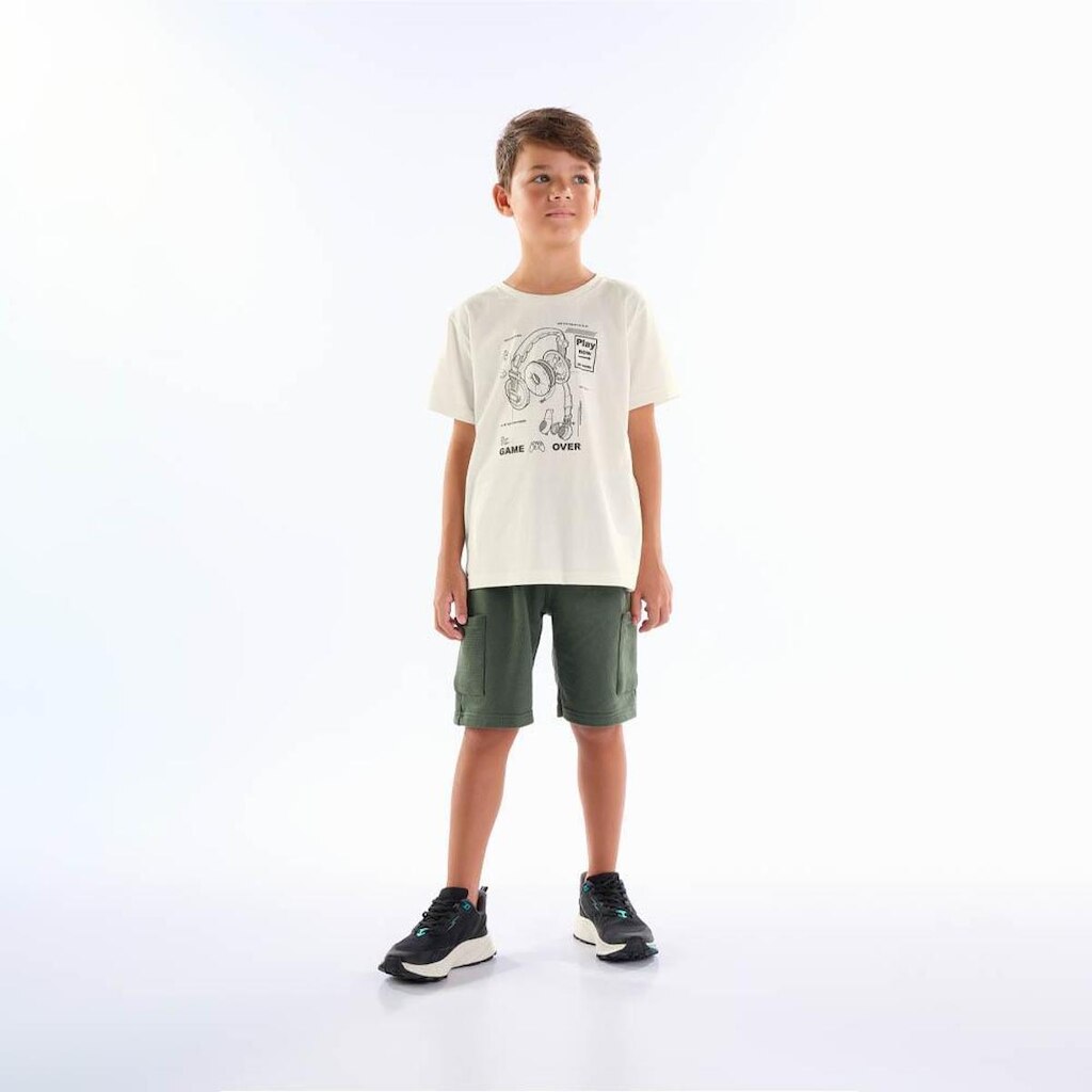 Conjunto Infantil Menino - Off White - 50777-1271