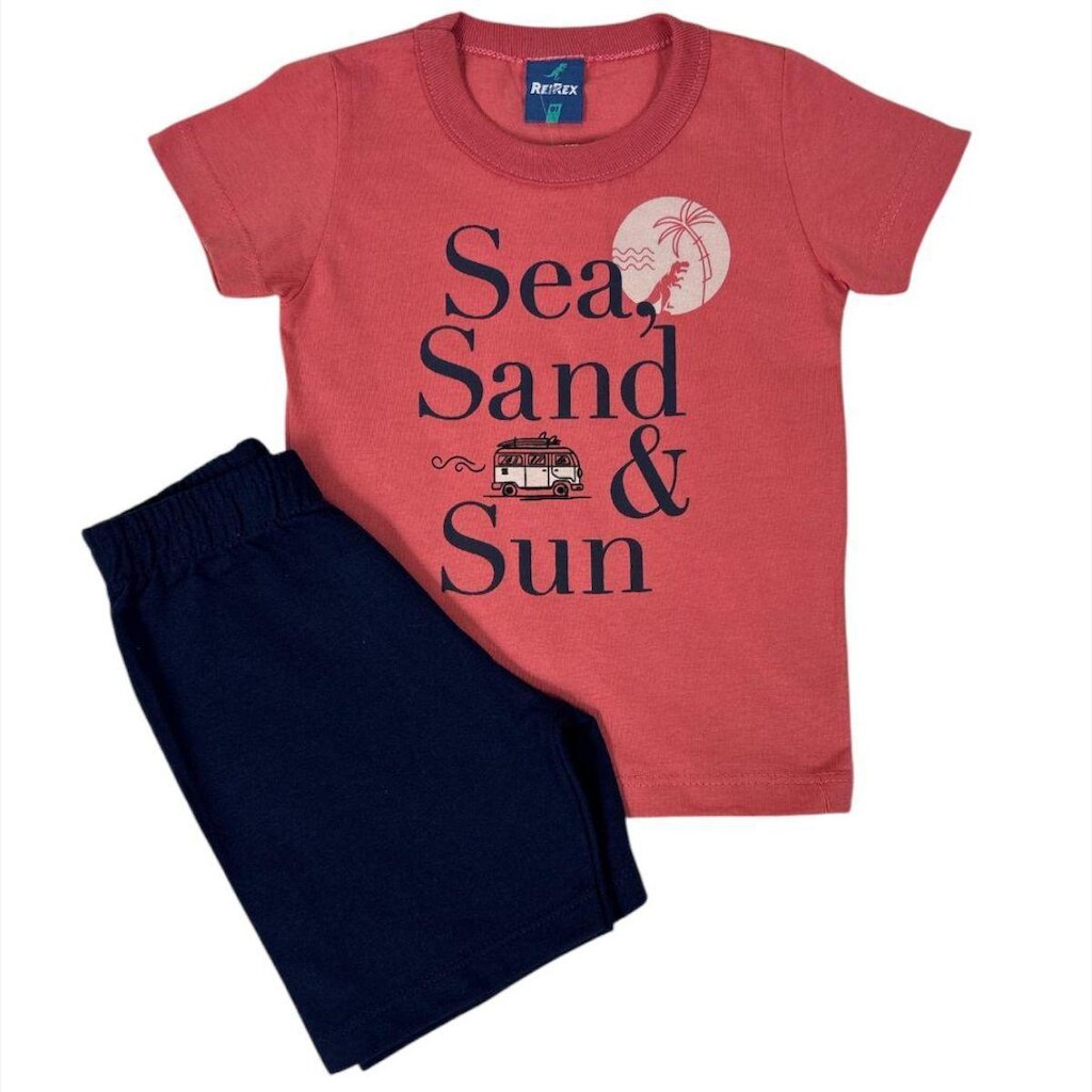 Conjunto Infantil Menino Verão- Rei Rex
