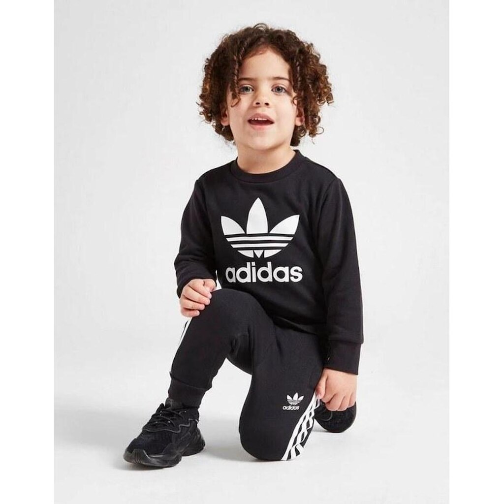 Conjunto Infantil Moletom Adidas Crew ED7679