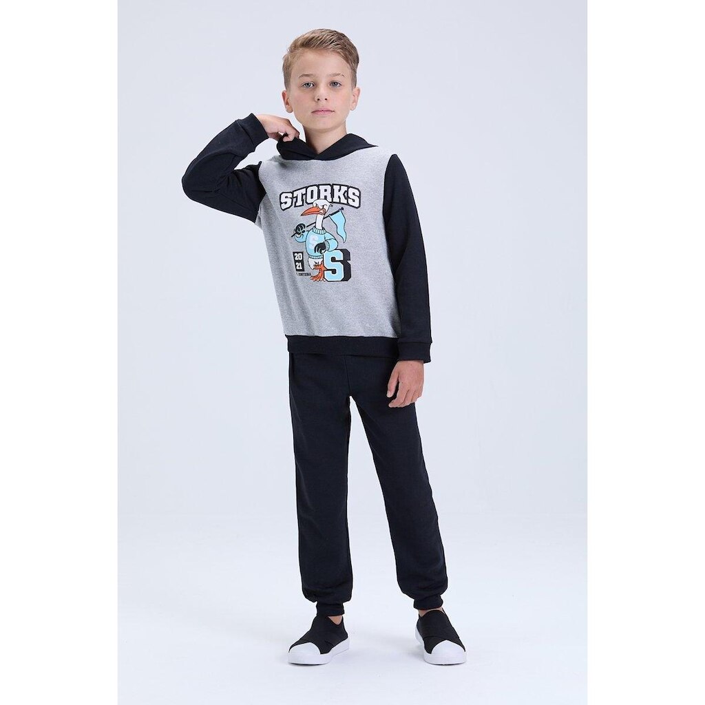 Conjunto Infantil Moletom Felpado Storks Masculino Inverno
