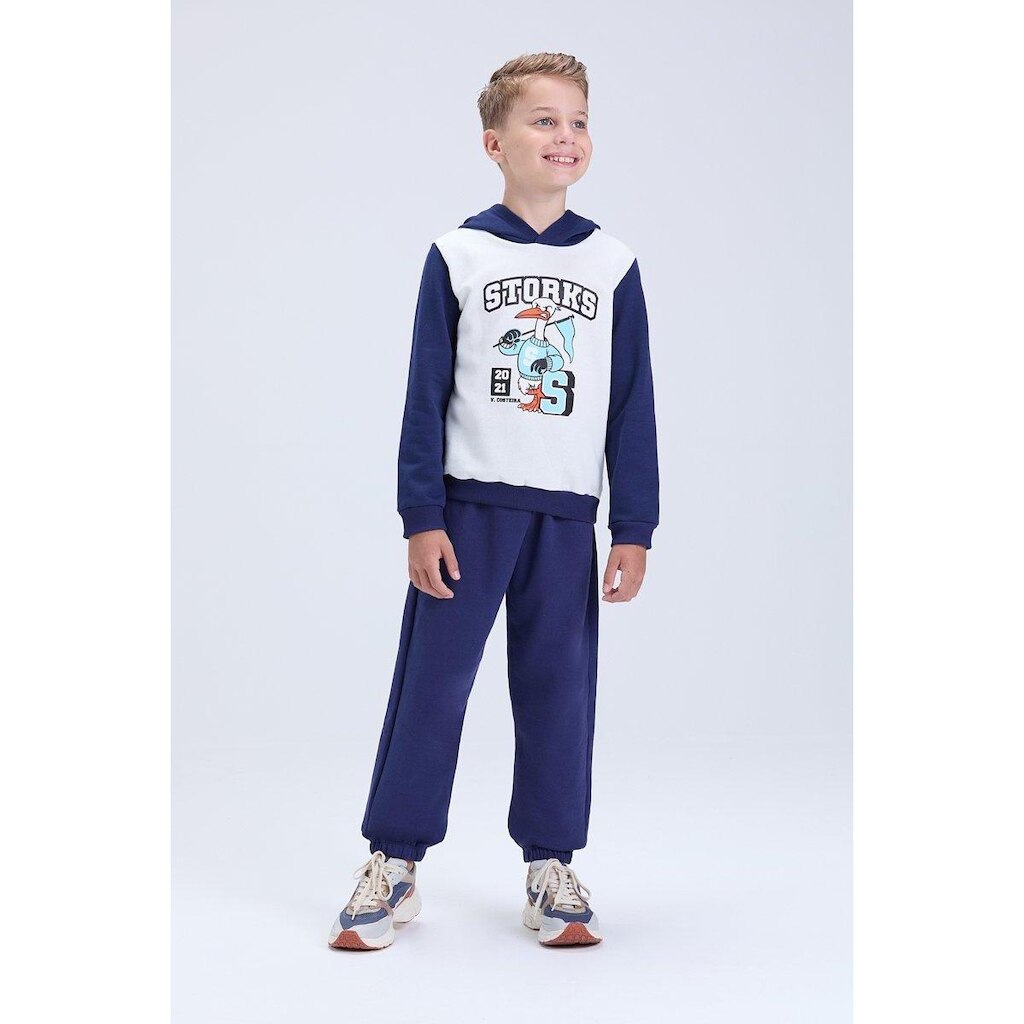 Conjunto Infantil Moletom Felpado STORKS Masculino Inverno