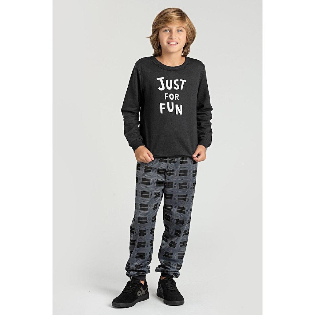 Conjunto Infantil   Moletom Just For Fun