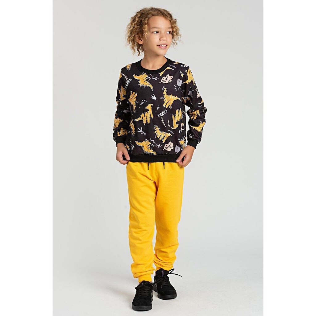 Conjunto Infantil  Moletom Sublimado  Dino