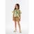 Conjunto Infantil para Menina com Blusa e Short Up Baby - Bege