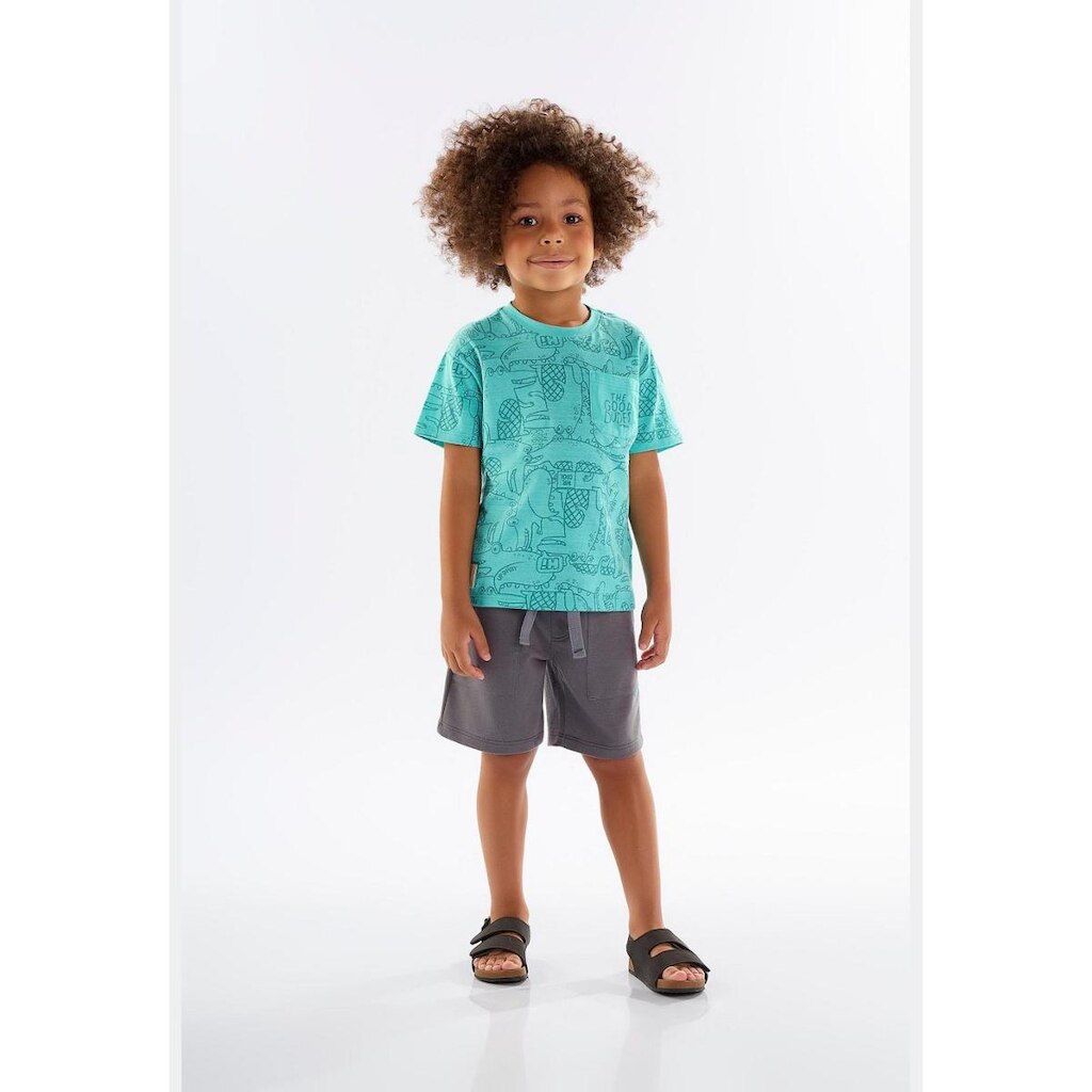 Conjunto Infantil para Menino com Camiseta e Bermuda Up Baby