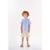 Conjunto Infantil para Meninos com Bata e Bermuda Up Baby - Branco