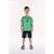 Conjunto Infantil para Meninos com Camiseta e Bermuda Up Baby - Verde