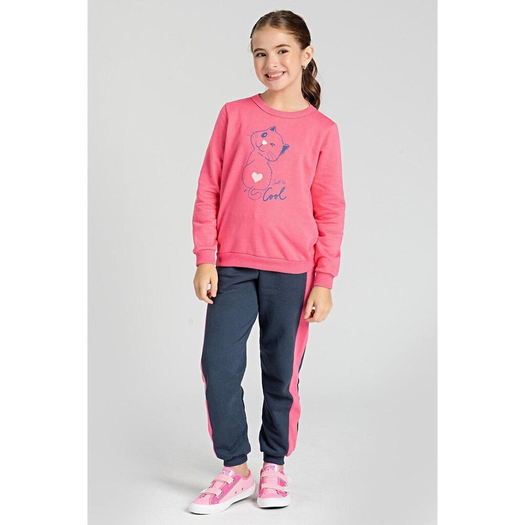 Conjunto Infantil Pétala Gatinho Menina