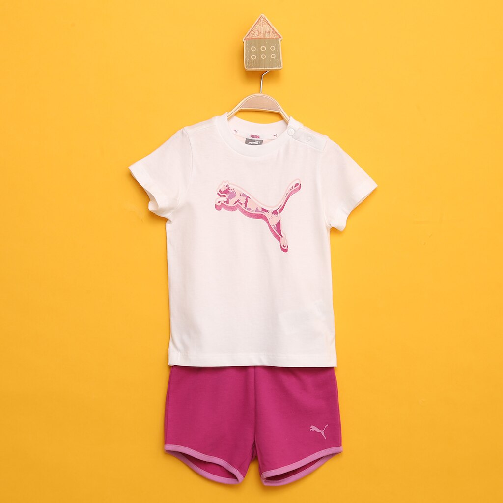 Conjunto Infantil Puma Minicats Alpha Short Set