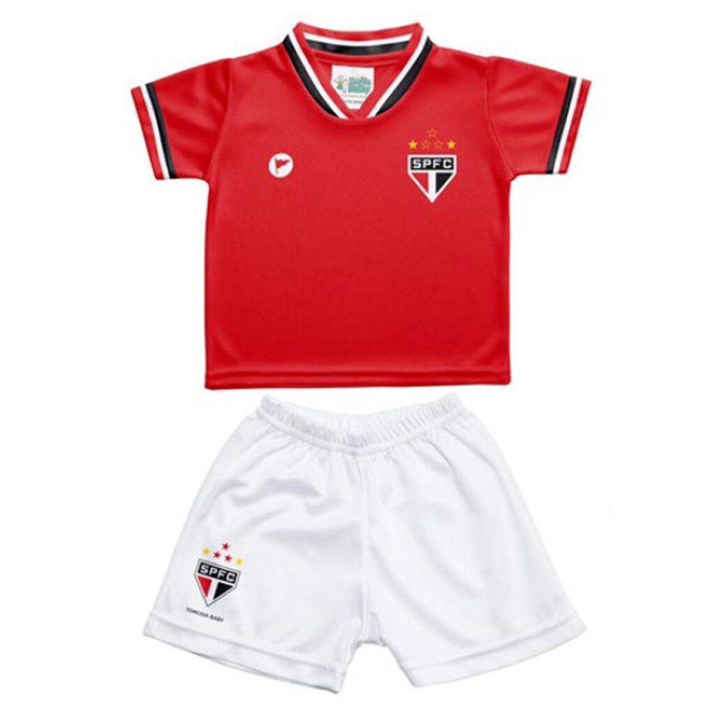 Conjunto Infantil São Paulo Sublimado - 253L2