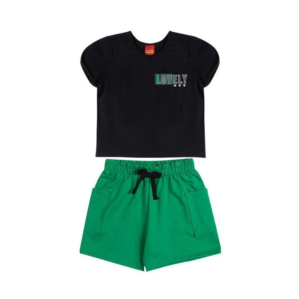 Conjunto infantil verão menina Kyly Ref 1001041