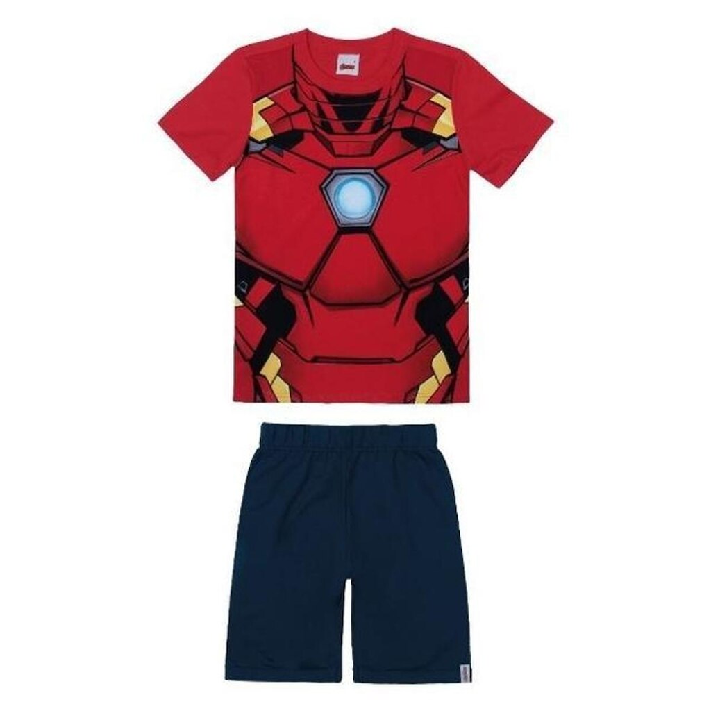 Conjunto Infantil Vingadores Com Máscara Malwee Ref. 083170
