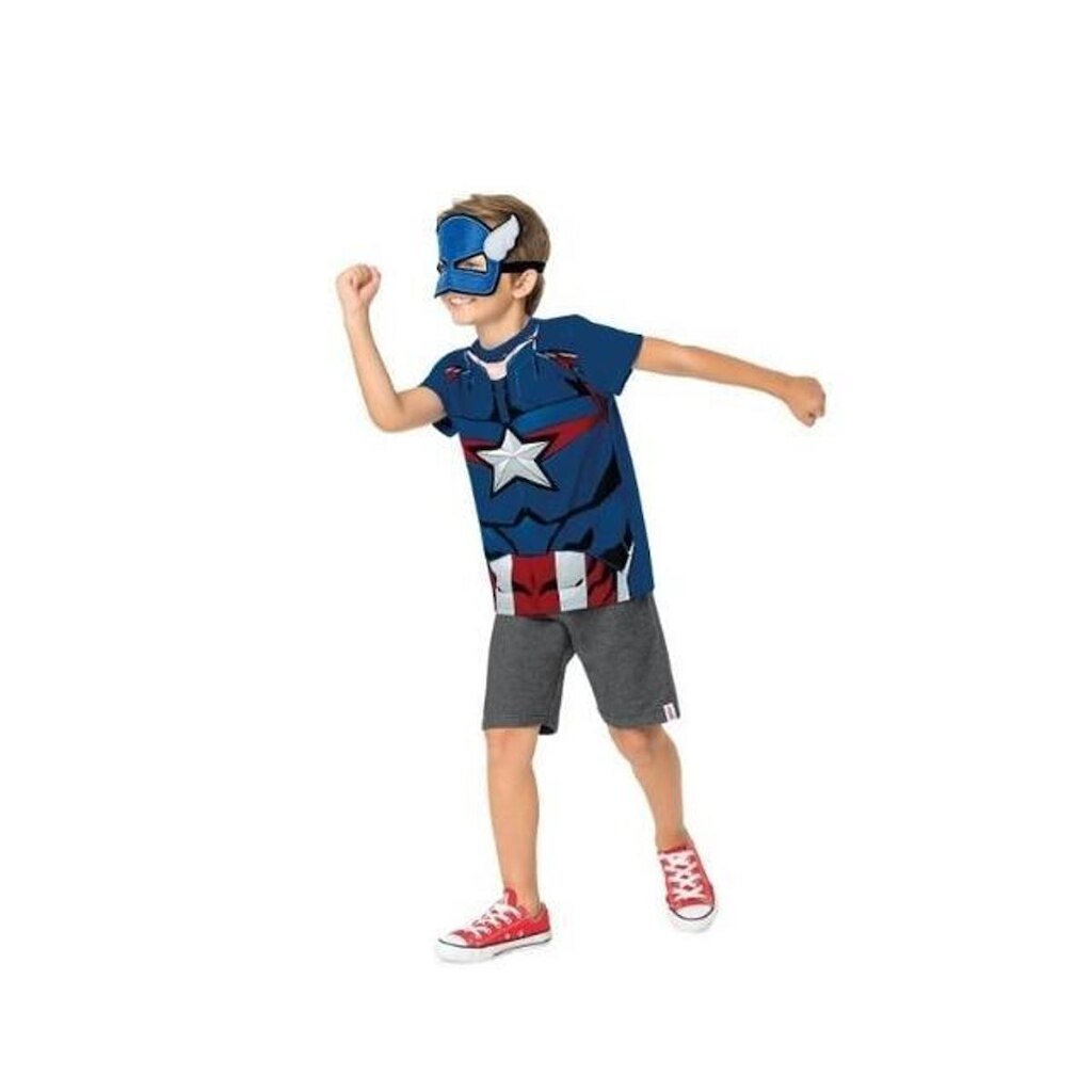 Conjunto Infantil Vingadores Com Máscara Malwee Ref. 83170