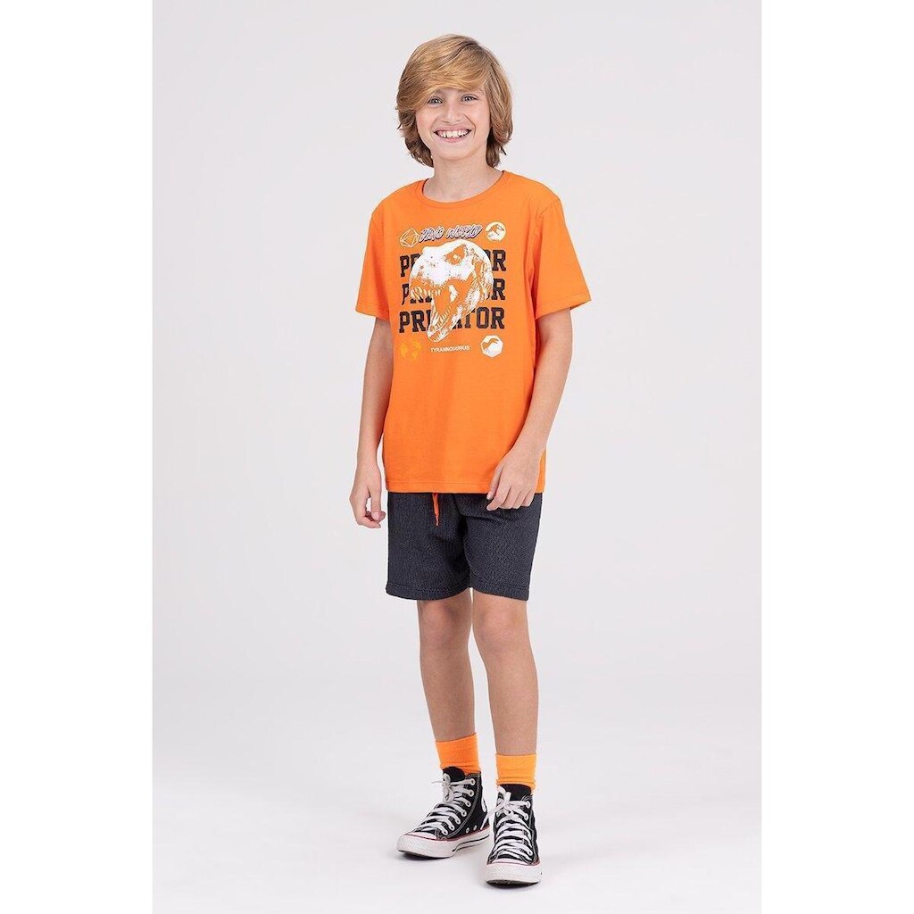 Conjunto Infantil Web Dino World Laranja