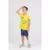 Conjunto Infantil Web Press Start Neon - Amarelo Neon