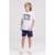 Conjunto Infantil World Class Branco - Branco