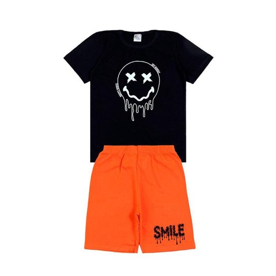 Conjunto Infanto Juvenil Menino Camiseta e Bermuda