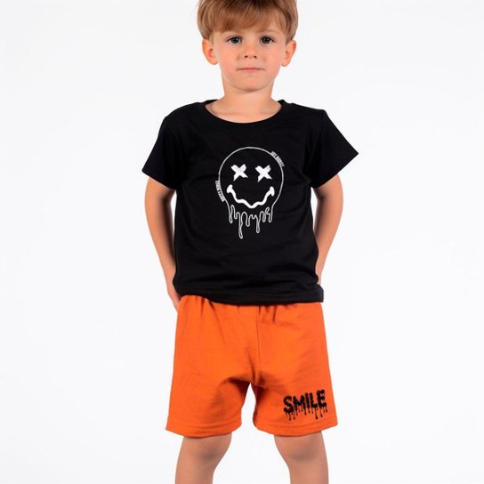 Conjunto Infanto Juvenil Menino Camiseta e Bermuda