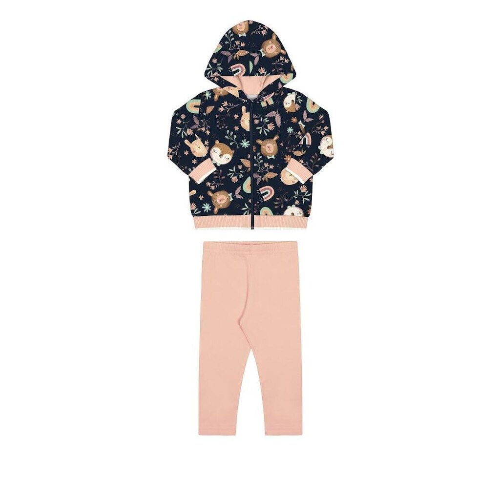 Conjunto Inverno Menina Com Capuz Alalazoo Ref. 66105