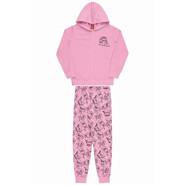 Conjunto Jaqueta e Calça Menina Bee Loop