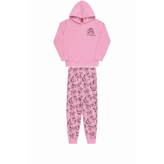 Conjunto Jaqueta e Calça Menina Bee Loop