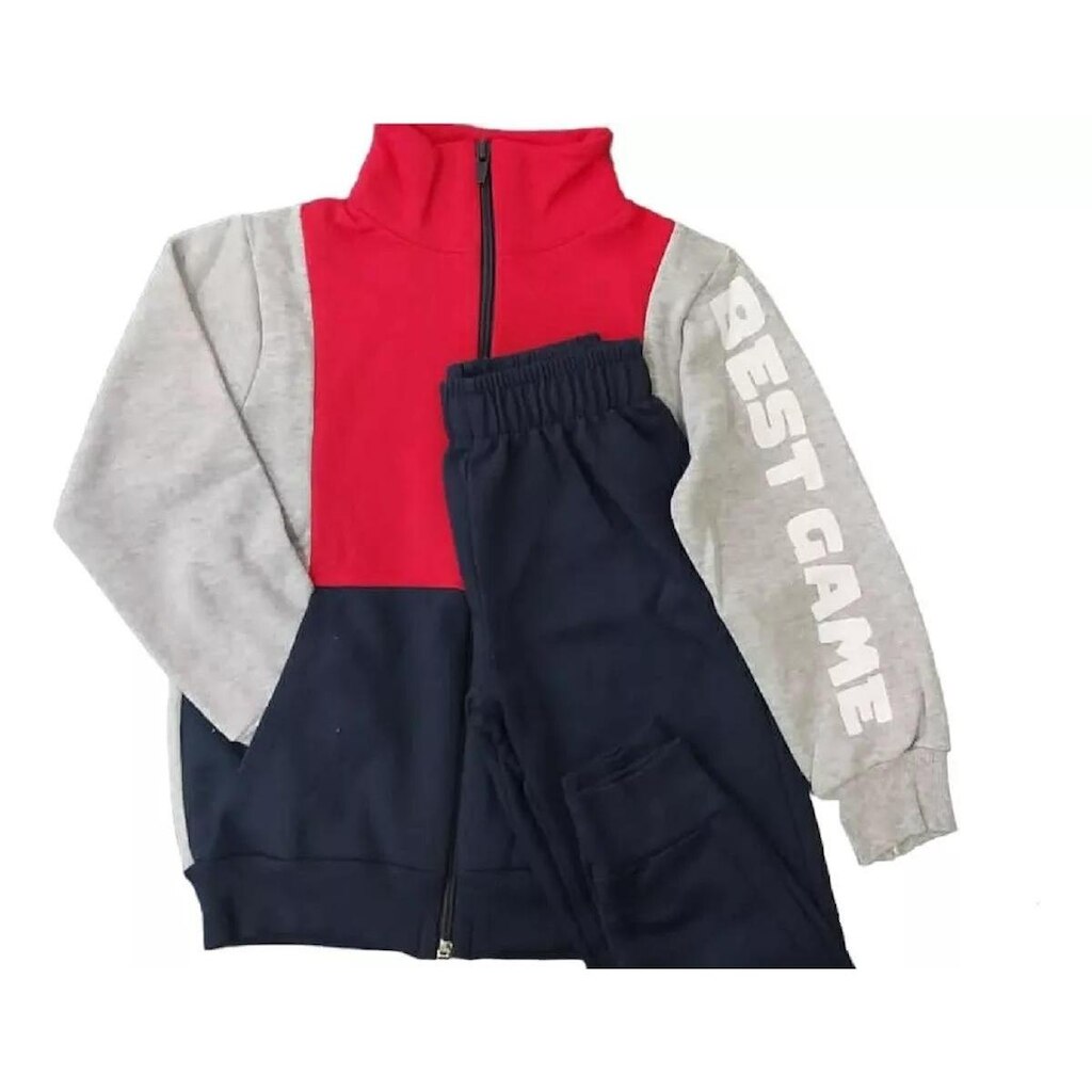 Conjunto Jaqueta E Calça Moletom Menino Best Game