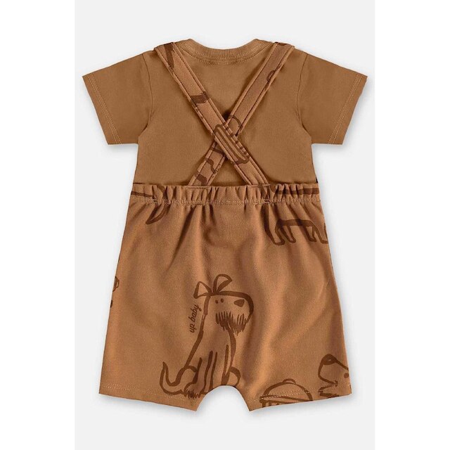 Conjunto Jardineira e Body para Bebê Up Baby