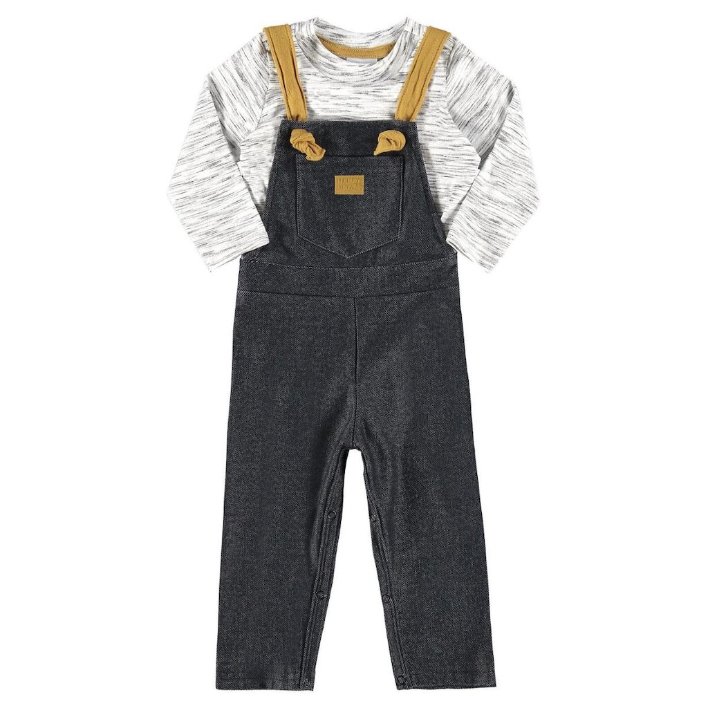 Conjunto Jardineira e Camiseta Bebê Quimby