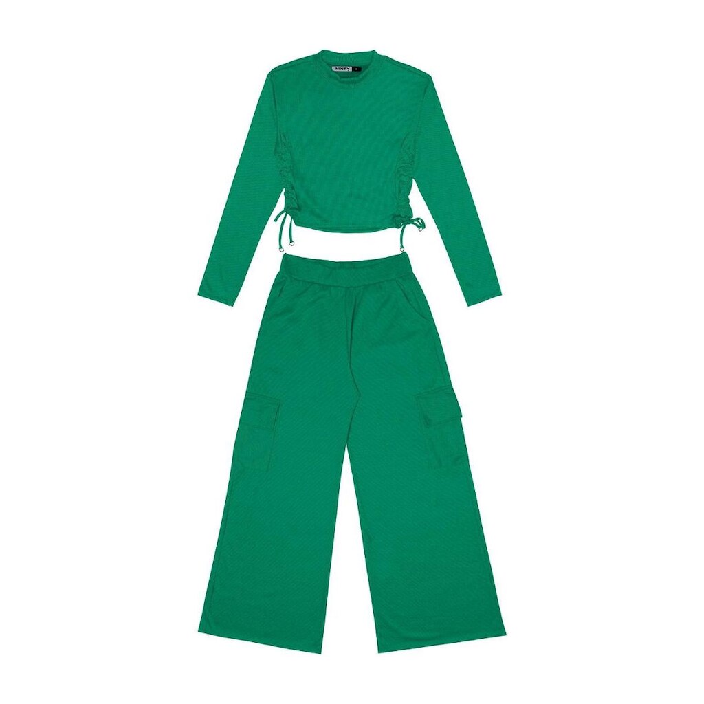 Conjunto Juvenil Feminino Blusão Com Calça Minty Verde