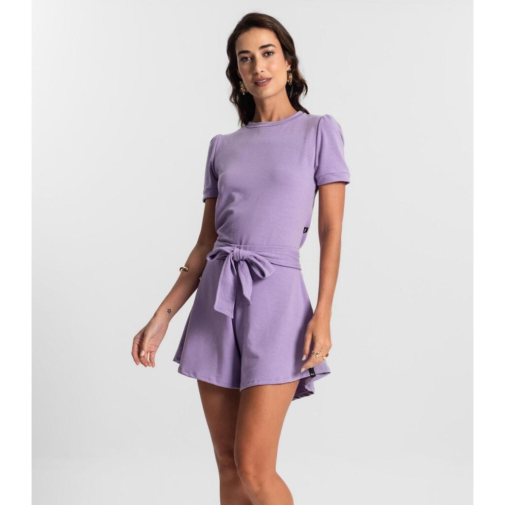 Conjunto Kohmar Shorts E Blusa Molecotton Feminino