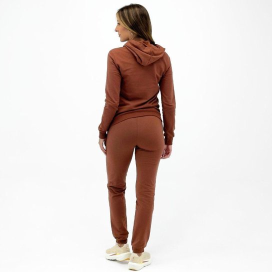 Conjunto Malwee Moletom Blusa + Calça Feminino