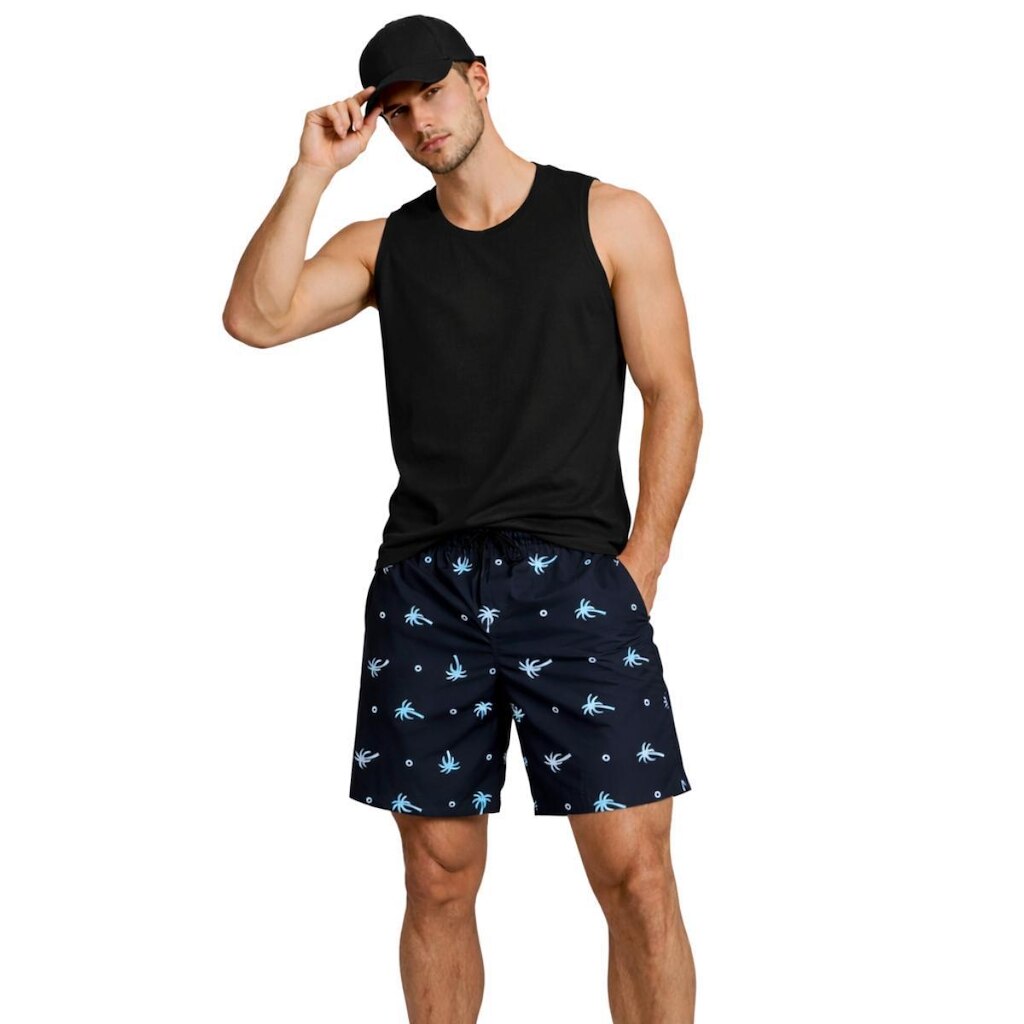 Conjunto Masculino Regata Algodão Short Tactel e Boné Aba Curva Casual Esportivo