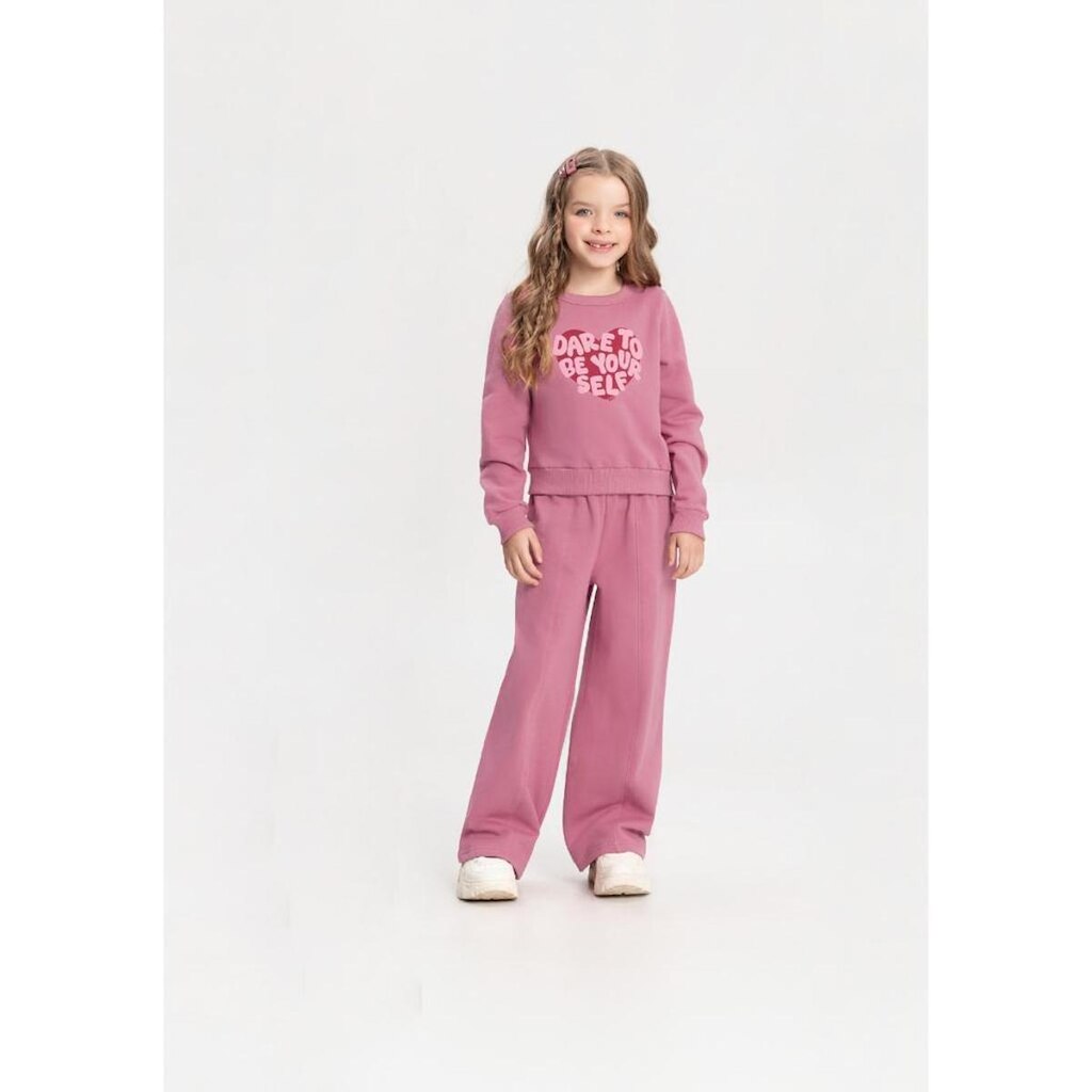 Conjunto Menina Moletom Calça Wide Leg Alakazoo Ref. 65698