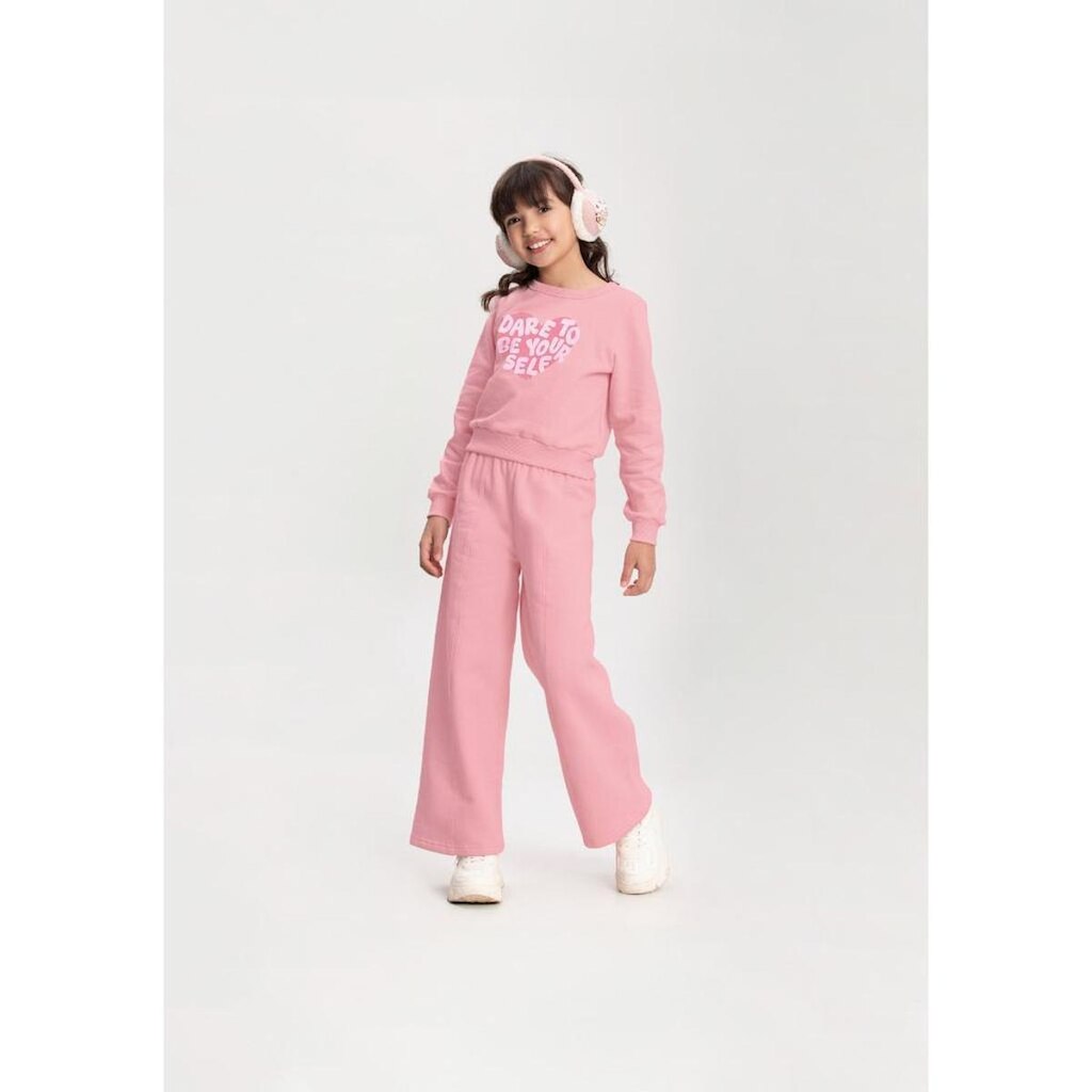 Conjunto Menina Moletom Calça Wide Leg Alakazoo Ref. 65698