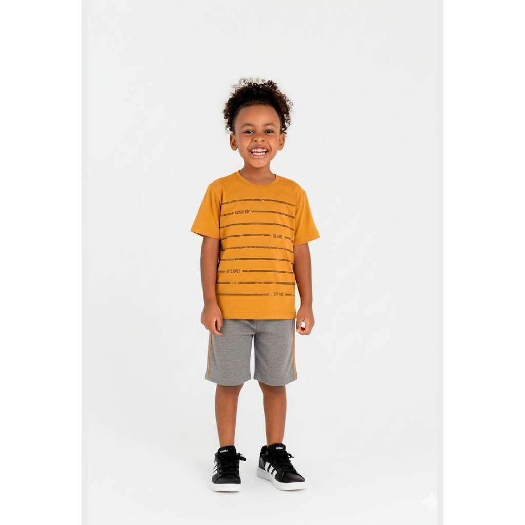 Conjunto Menino Camiseta e Bermuda Guloseima