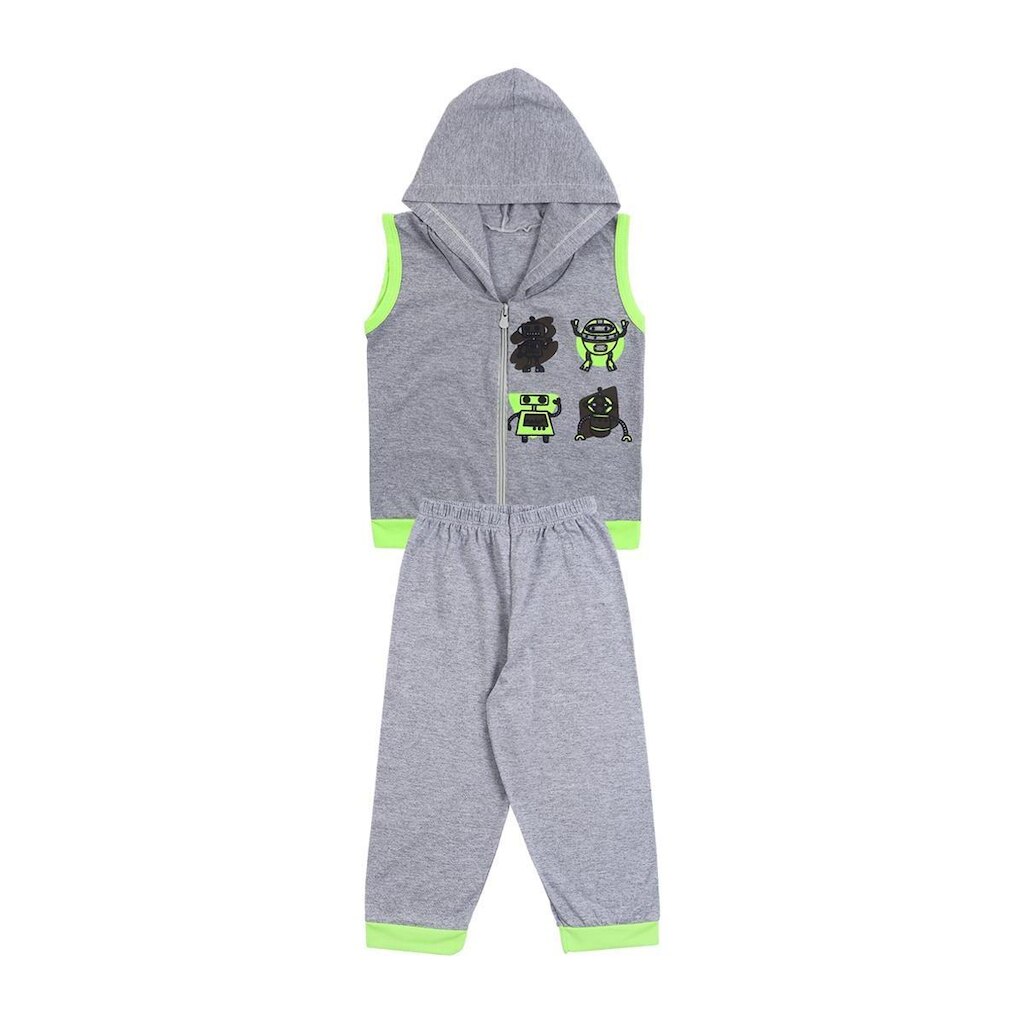 Conjunto Menino Colete com Touca e Calça - Destak